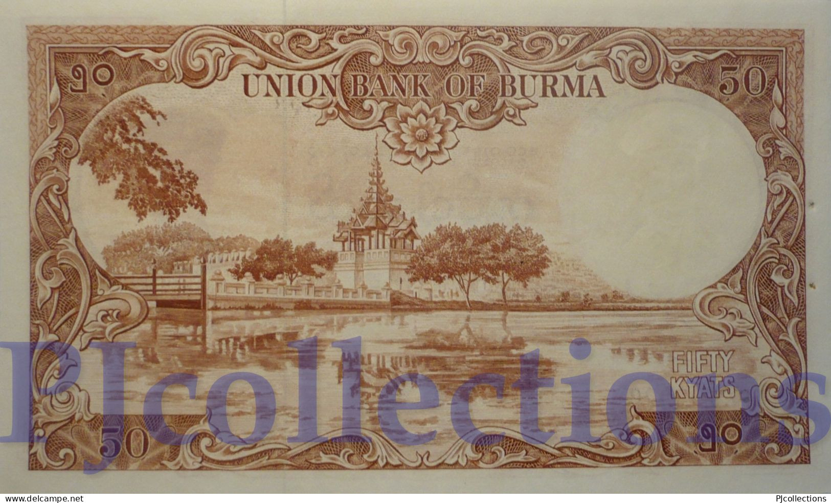 BURMA 50 KYATS 1958 PICK 50a UNC W/PIN HOLES - Other - Asia