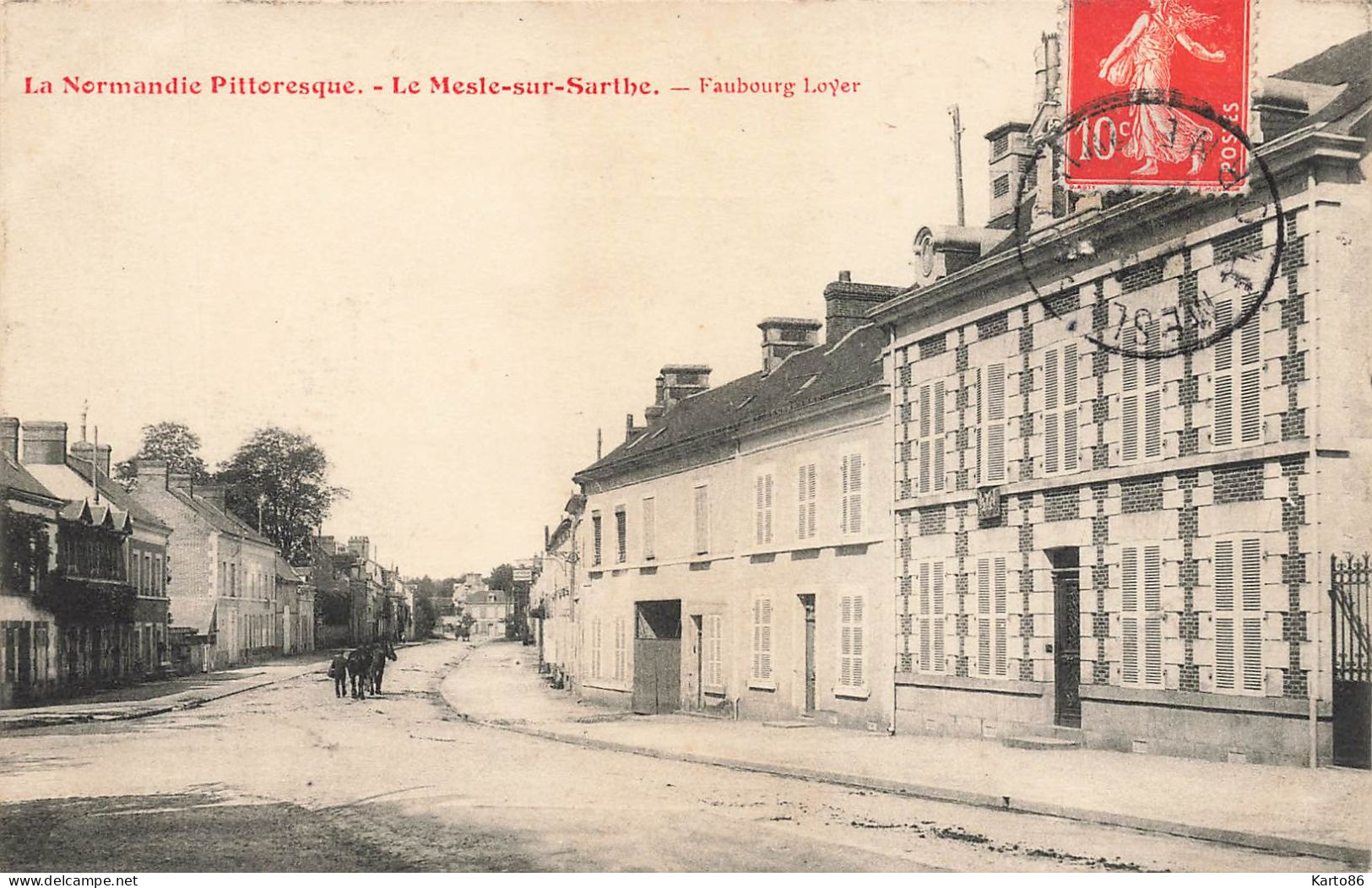 Le Mesle Sur Sarthe * Faubourg Loyer * Villageois - Le Mêle-sur-Sarthe