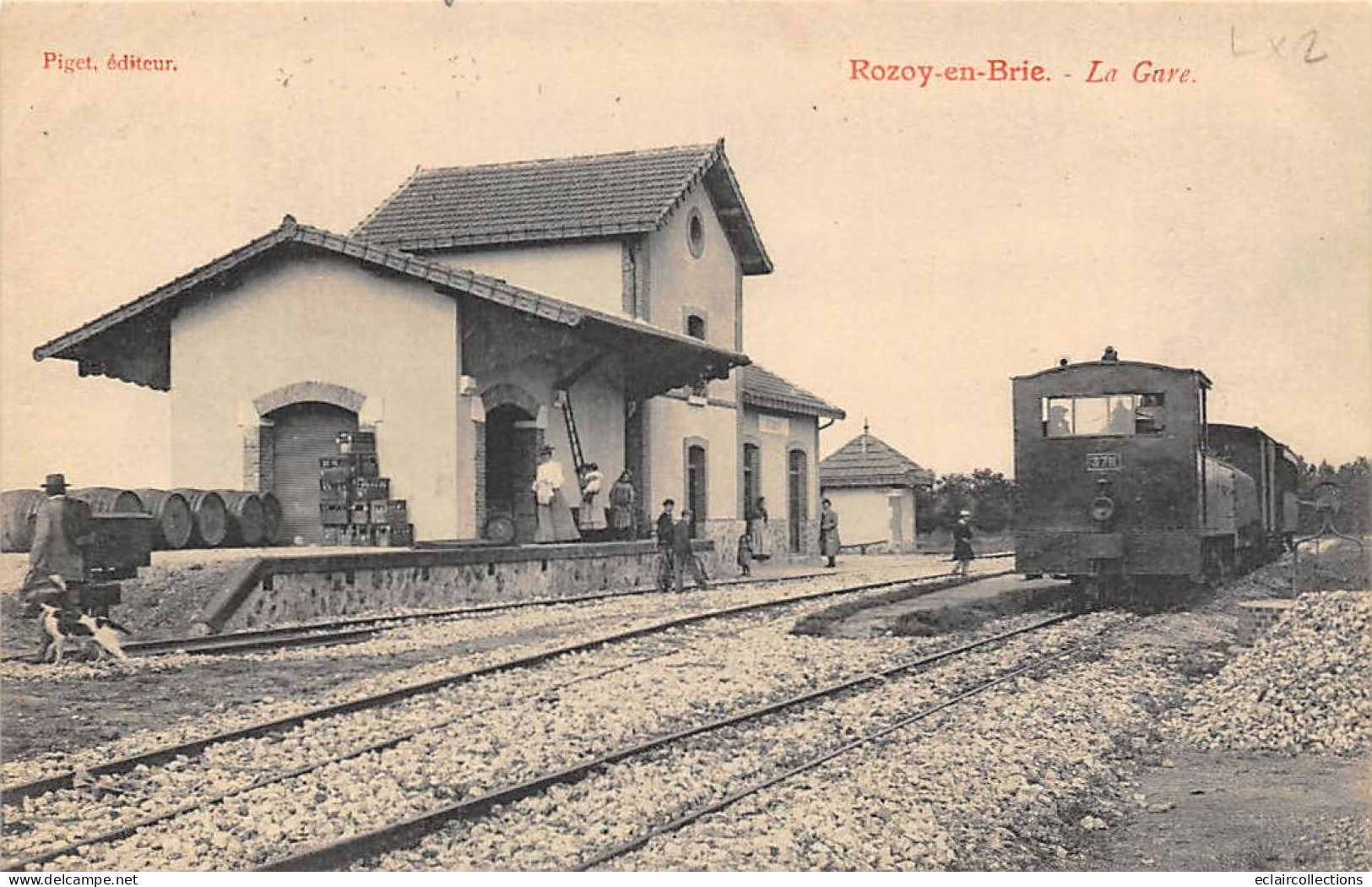 Rozoy En Brie           77          Intérieur De La Gare. Train .               (voir Scan) - Other & Unclassified