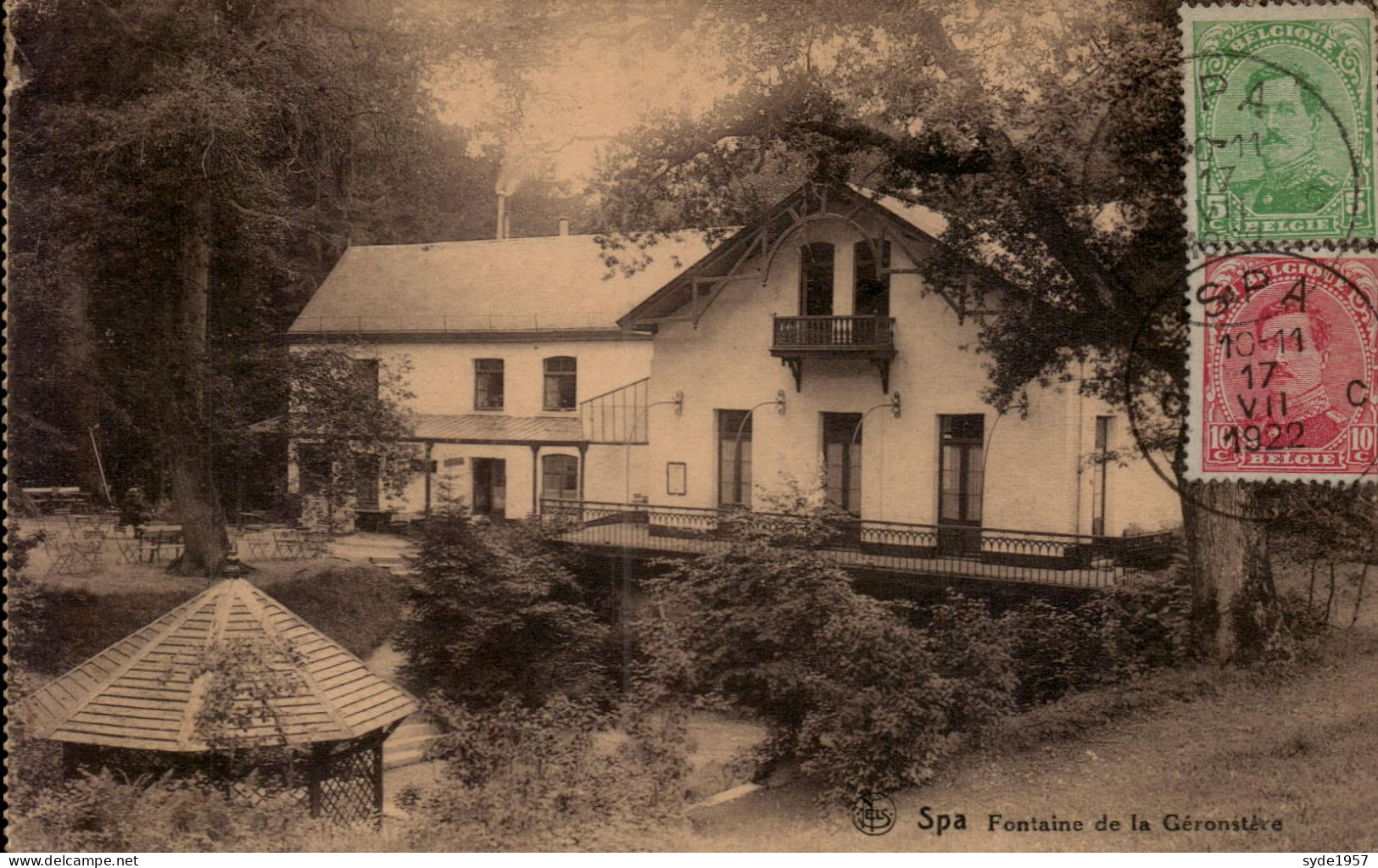 SPA - Fontaine De La Géronstère - édition F. Misson - Spa