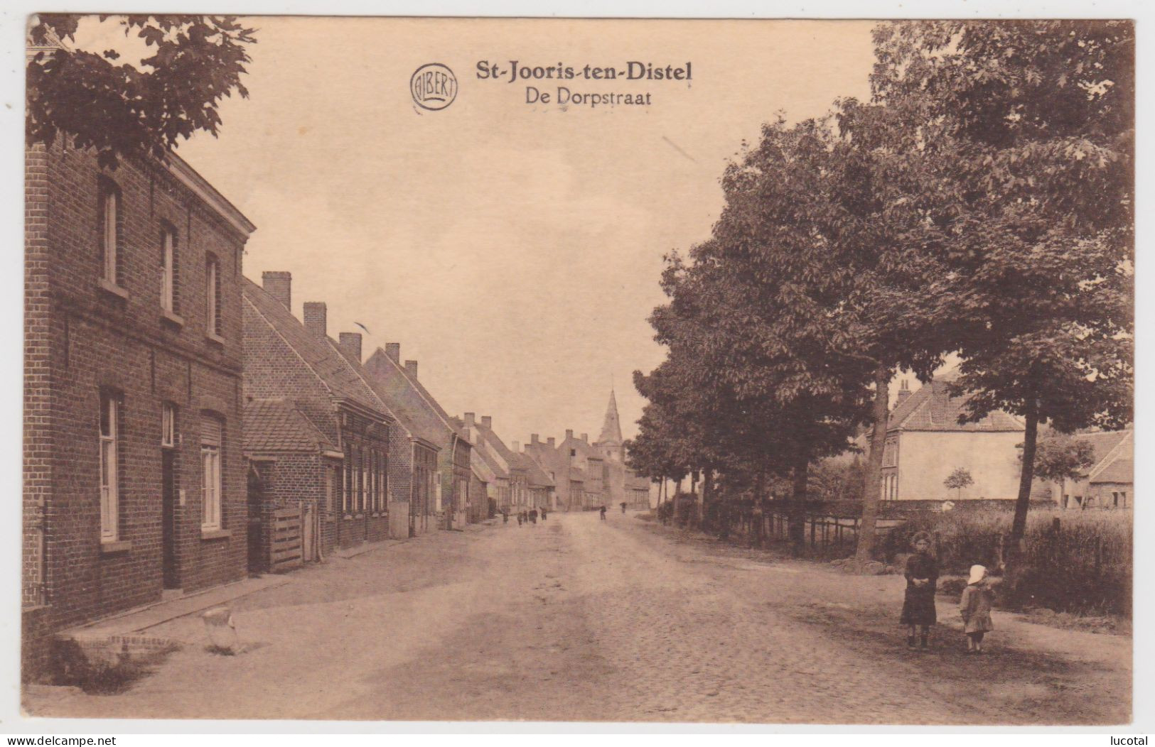 Sint Joris Ten Distel - De Dorpstraat - Uitg. Albert / Wwe Wiemeersch - Beernem