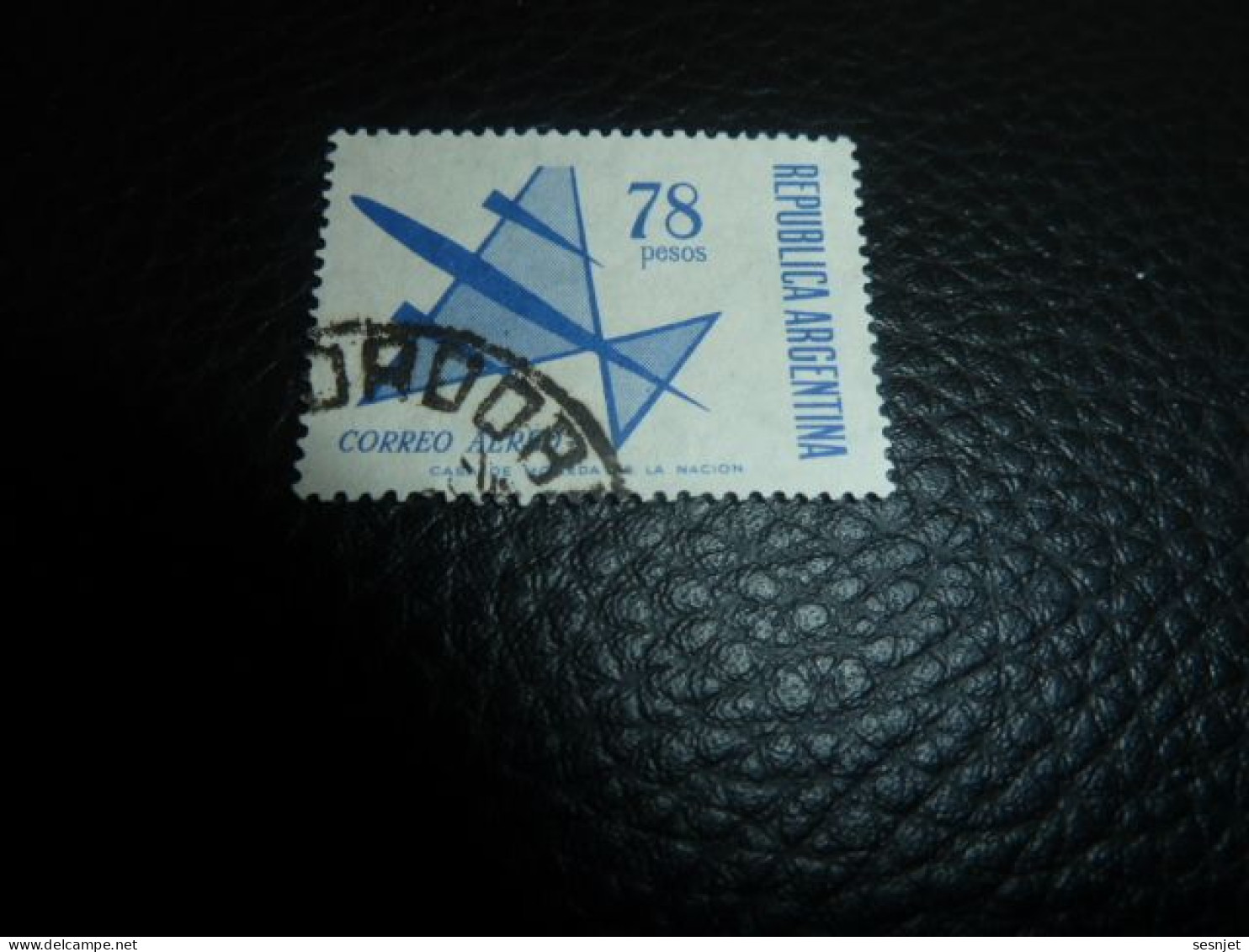 Republica Argentina - Correo Aereo - 78 Pesos - Yt 121 - Outremer - Oblitéré - Année 1968 - - Gebruikt