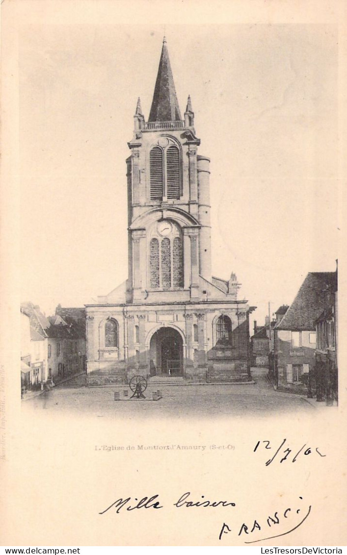 FRANCE - 78 - L'église De Montfort L'Amaury - Carte Postale Ancienne - Montfort L'Amaury