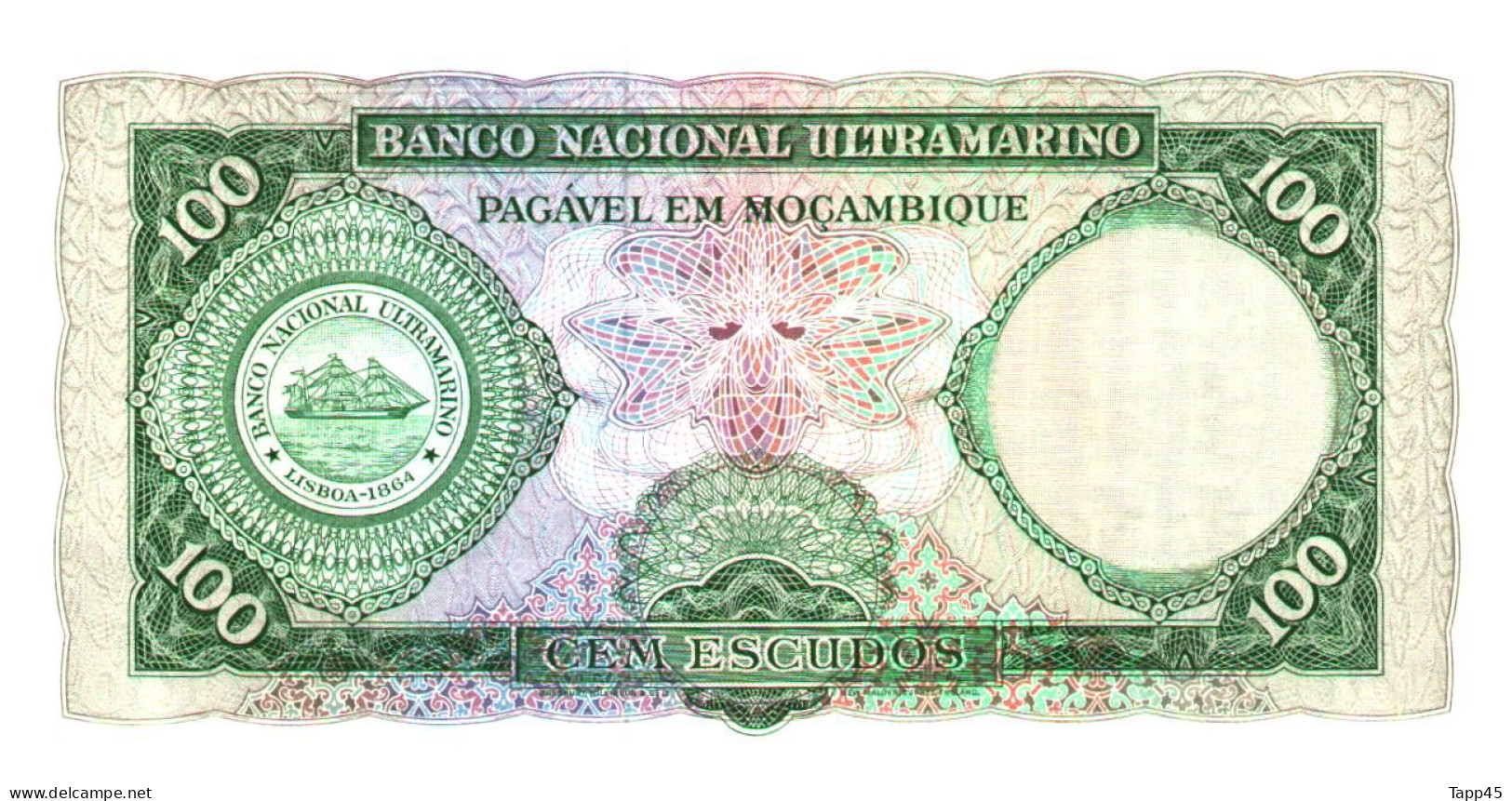 Billet   >  Mozambique  >	100	Escudos  > C 04 - Mozambique