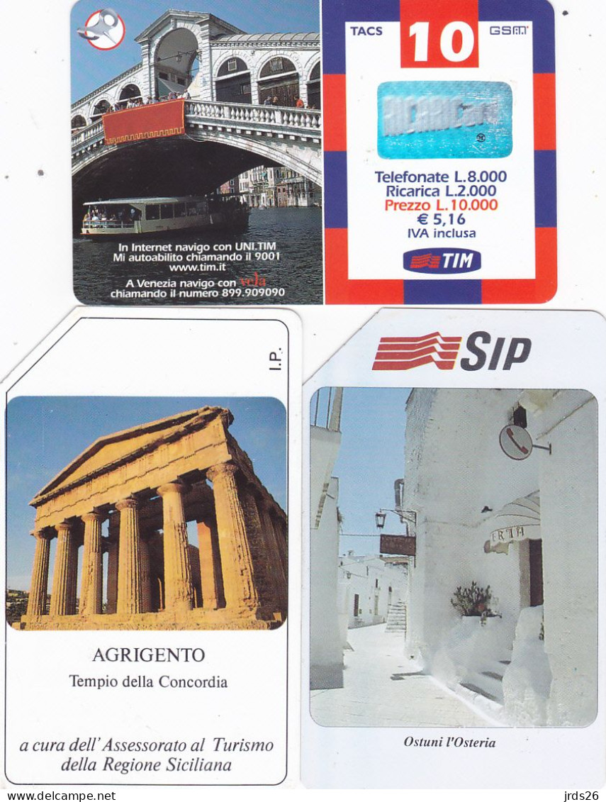Italy 6 Phonecards Urmet/GSM - - - Buidings - Public Ordinary