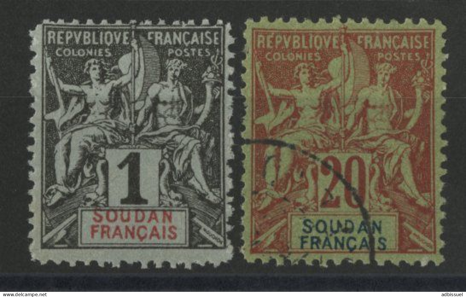 SOUDAN FRANCAIS FAUX FOURNIER Des N° 3 Et 9 Neufs Voir Description - Unused Stamps