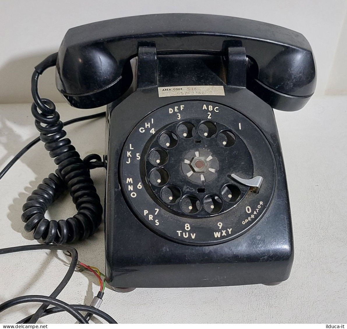 I113402 Telefono In Plastica A Disco Vintage Bell System Western Electric 500 DR - Telephony