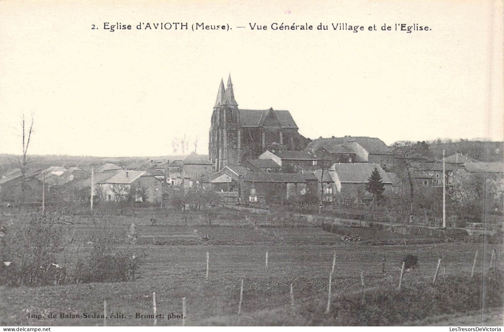 FRANCE - 55 - Avioth - Eglise - Vue Générale Du Village Et De L'Eglise - Carte Postale Ancienne - Avioth