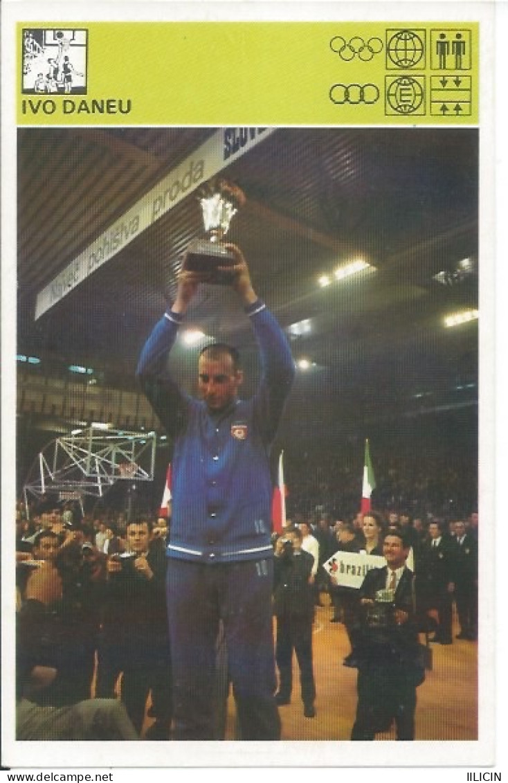 Trading Card KK000249 - Svijet Sporta Basketball Yugoslavia Slovenia Ivo Daneu Olimpija Ljubljana 10x15cm - Andere & Zonder Classificatie
