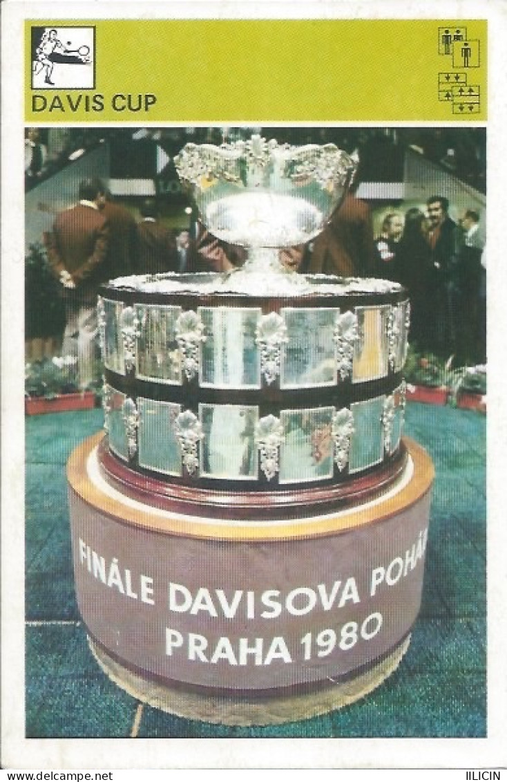 Trading Card KK000251 - Svijet Sporta Tennis Davis Cup Czechoslovakia Prague Praha 1980 10x15cm - Trading-Karten