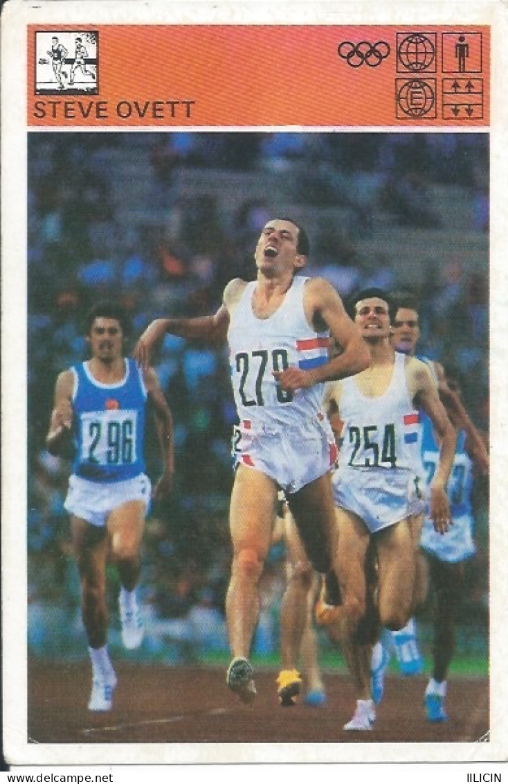 Trading Card KK000257 - Svijet Sporta Athletics England Steve Ovett 10x15cm - Athletics