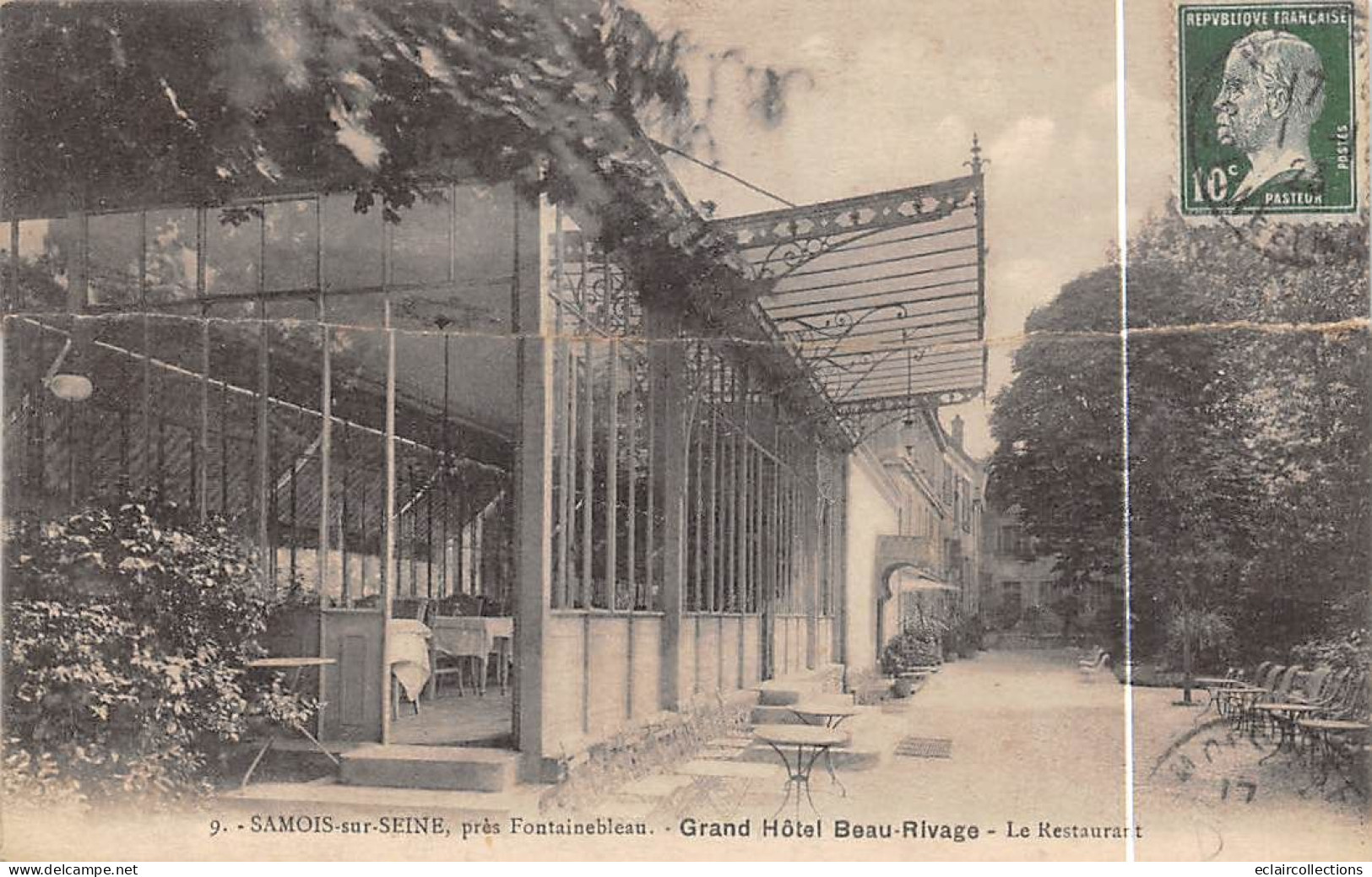 Samois Sur Seine            77       Grand Hôtel Beau-Rivage     -  9  -           (voir Scan) - Samois