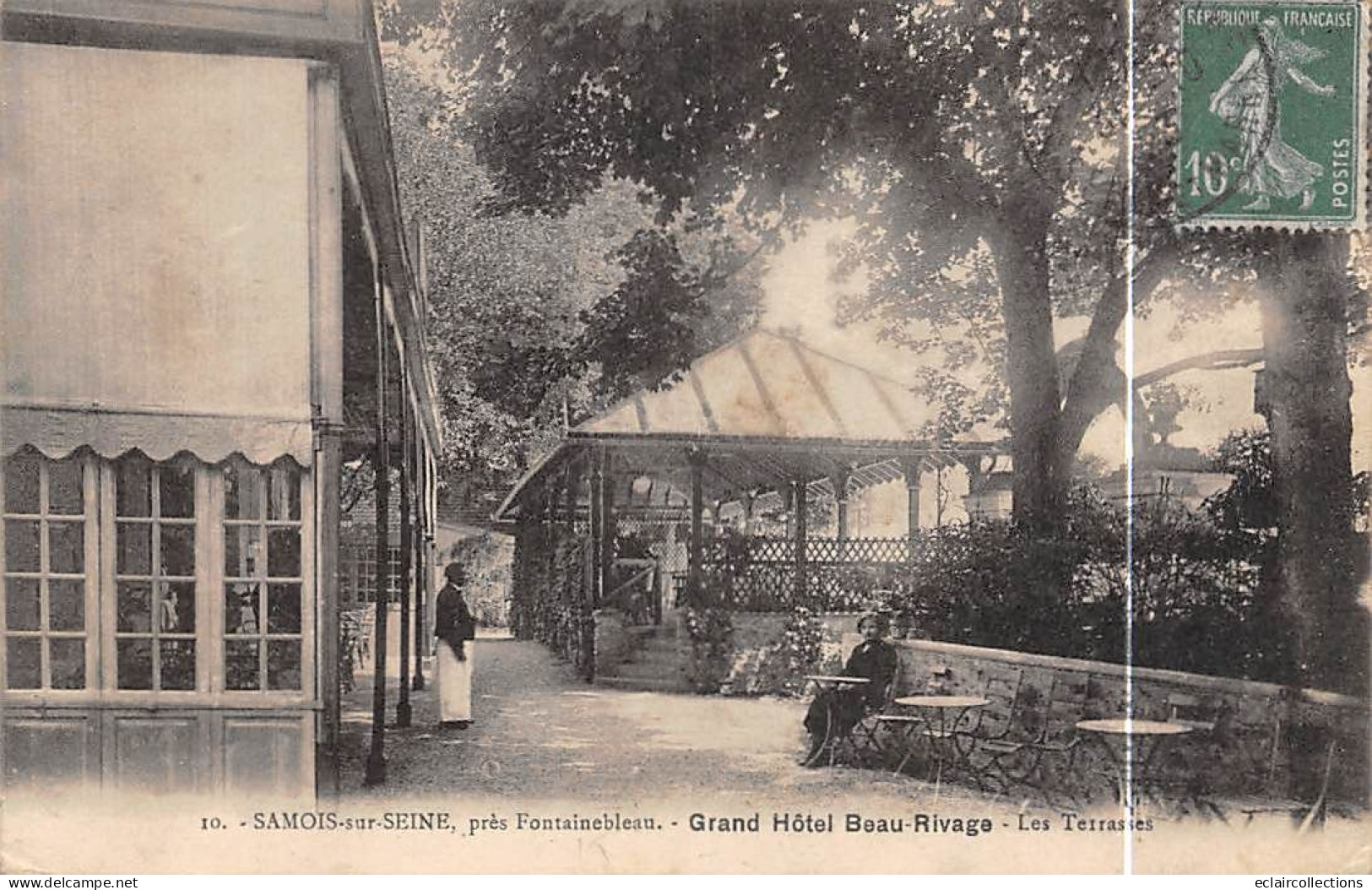 Samois Sur Seine            77       Grand Hôtel Beau-Rivage     -  10  -           (voir Scan) - Samois