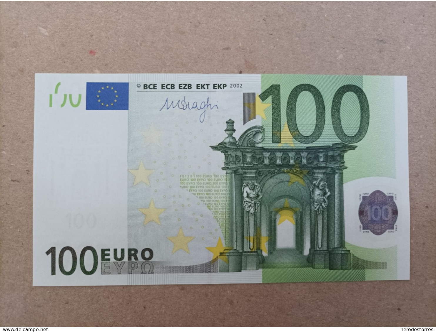 100 EURO AUSTRIA(N) F012, DRAGHI, UNCIRCULATED - 100 Euro