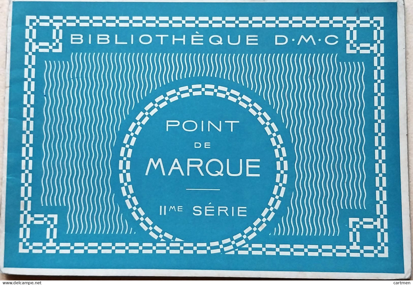 BRODERIE DENTELLE POINT DE CROIX  BIBLIOTHEQUE DMC DILLMONT POINT DE MARQUE  II° SERIE ALBUM ETAT NEUF - Cross Stitch