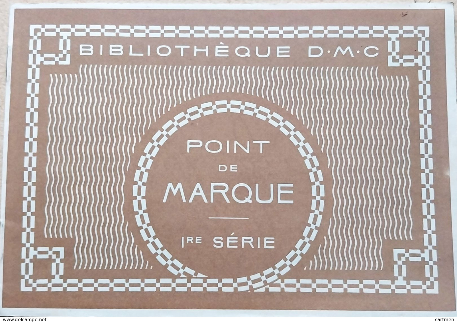 BRODERIE DENTELLE POINT DE CROIX  BIBLIOTHEQUE DMC DILLMONT POINT DE MARQUE  I° SERIE ALBUM ETAT NEUF - Cross Stitch