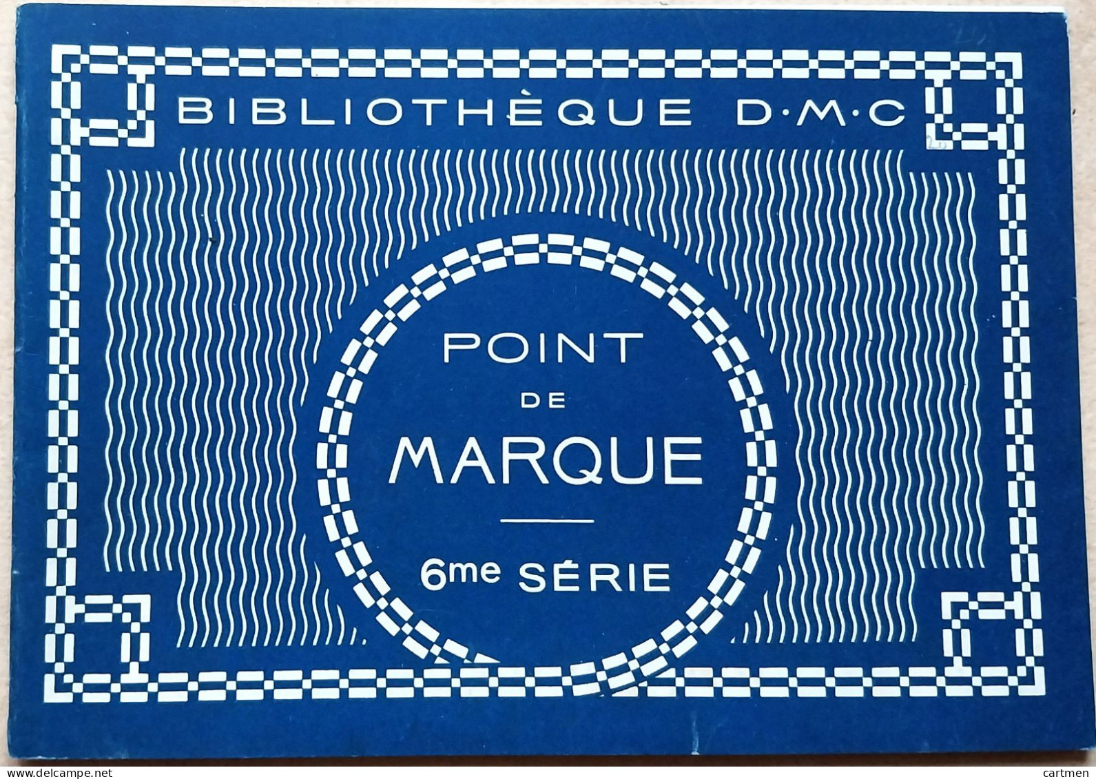 BRODERIE DENTELLE POINT DE CROIX  BIBLIOTHEQUE DMC DILLMONT POINT DE MARQUE  VI° SERIE ALBUM ETAT NEUF - Cross Stitch