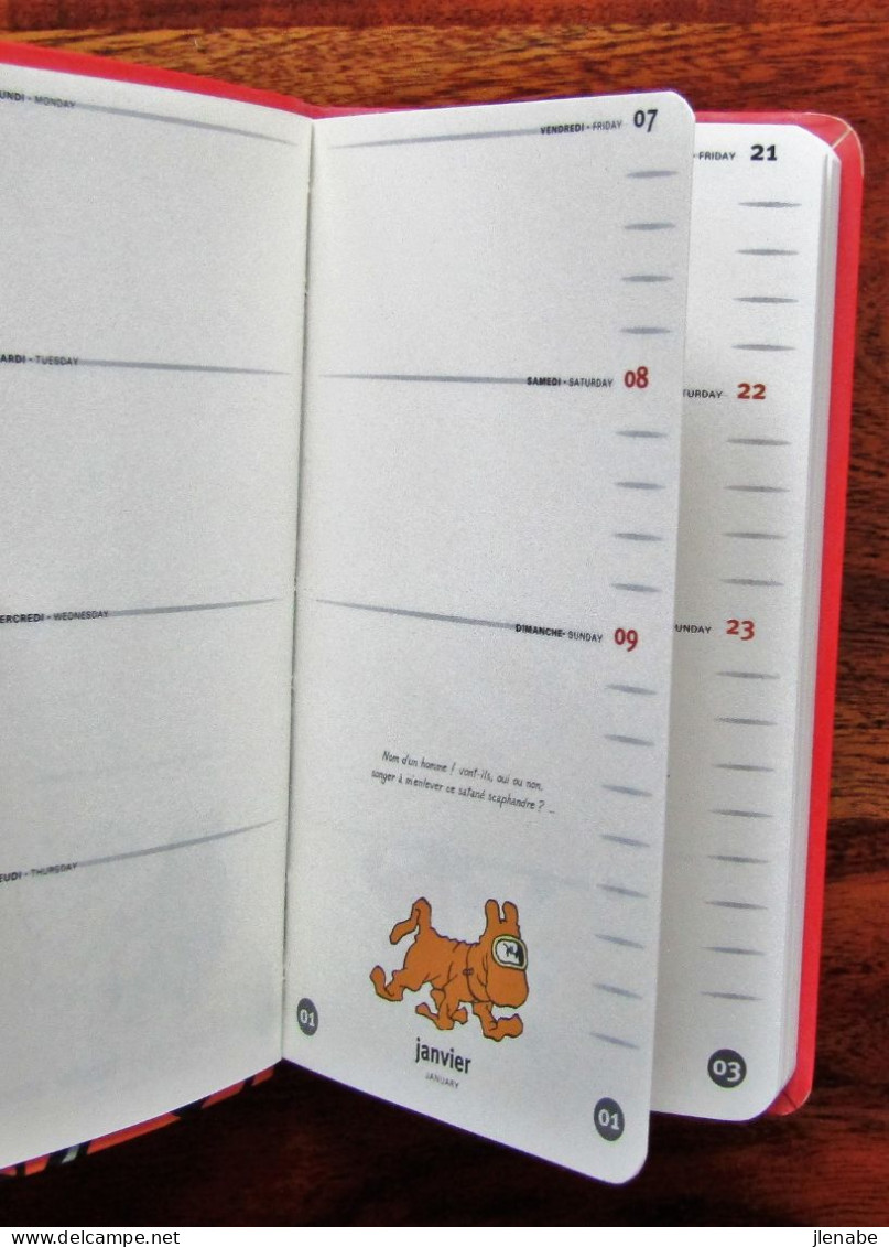 TINTIN Petit Agenda 2000 Par MOULINSART - Agende & Calendari