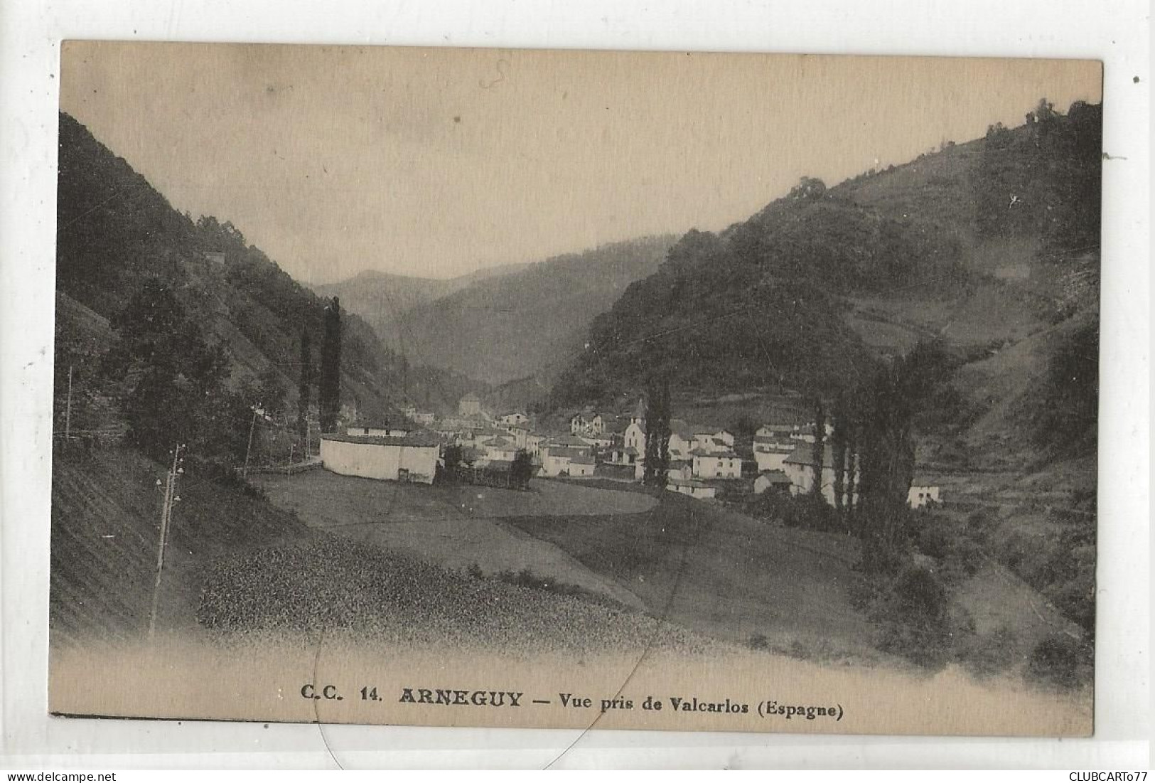 Arnéguy (64) : Vue Panoramique Prise De Valcarlos -Espagne-  En 1910 PF. - Arnéguy