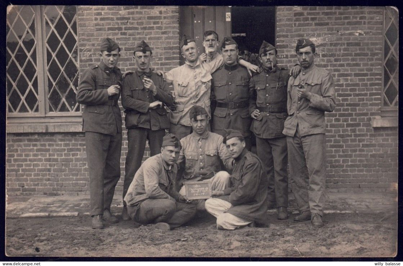 +++ Photo Carte - CAMP DE BEVERLOO - LEOPOLDSBURG - Militaires - " Les Anciens...14-15 "- Velaine (voir Descriptif ) // - Leopoldsburg (Camp De Beverloo)