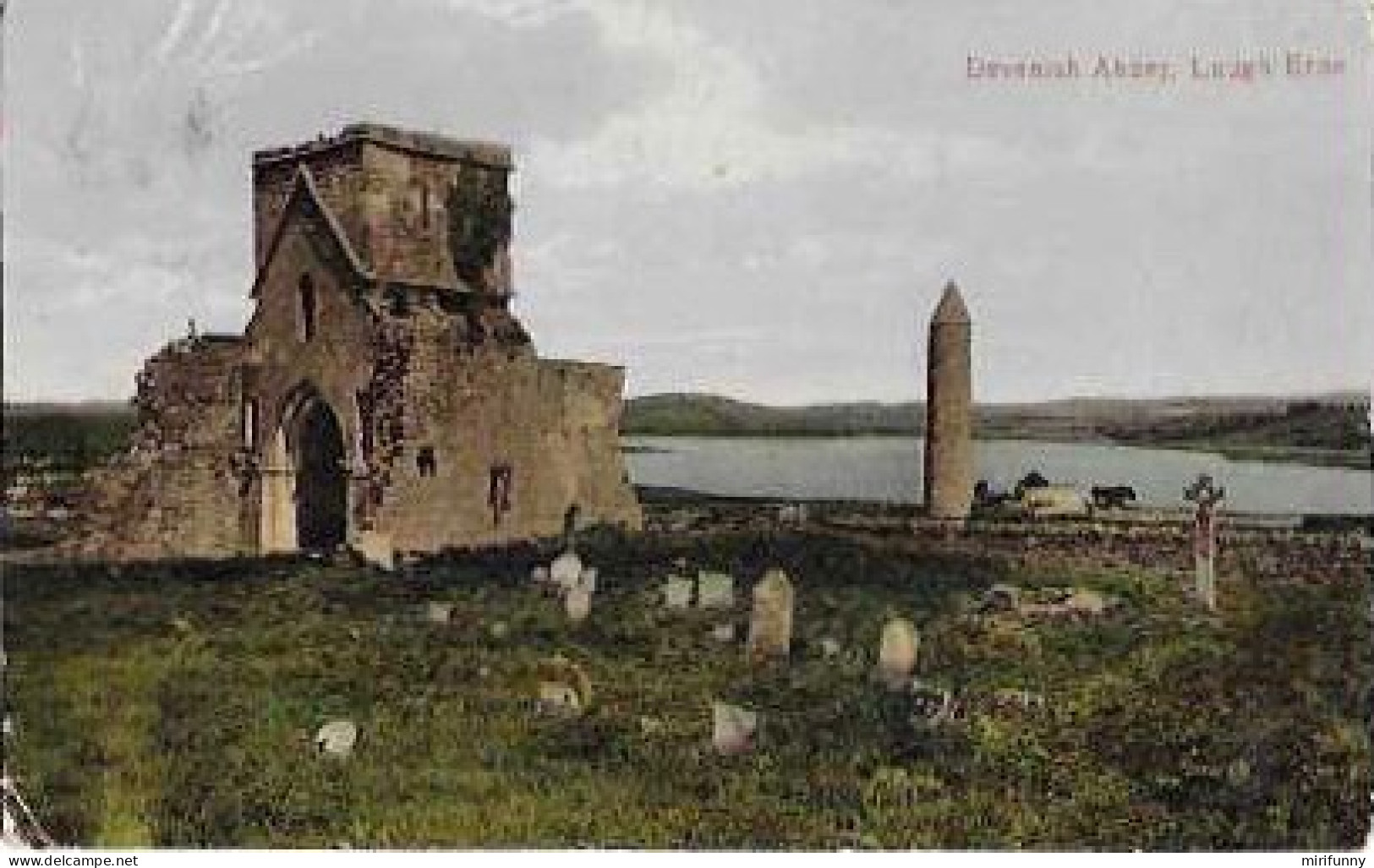 IRLANDE/WESTMEATH/TOWER AND CROSS/DEVENISH ABBEY/LOUGH ERNE/COLORISEE/VALENTINE'S SERIES - Westmeath