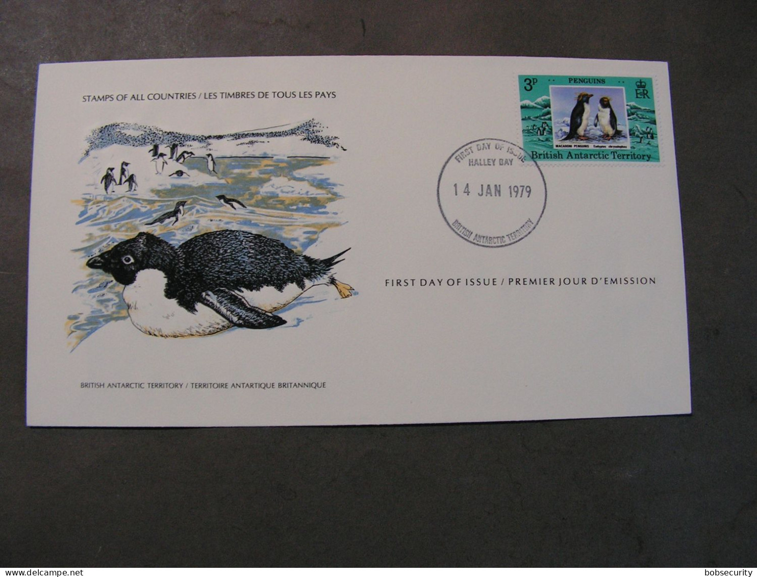 BAT FDC 1979 Pinguine - FDC