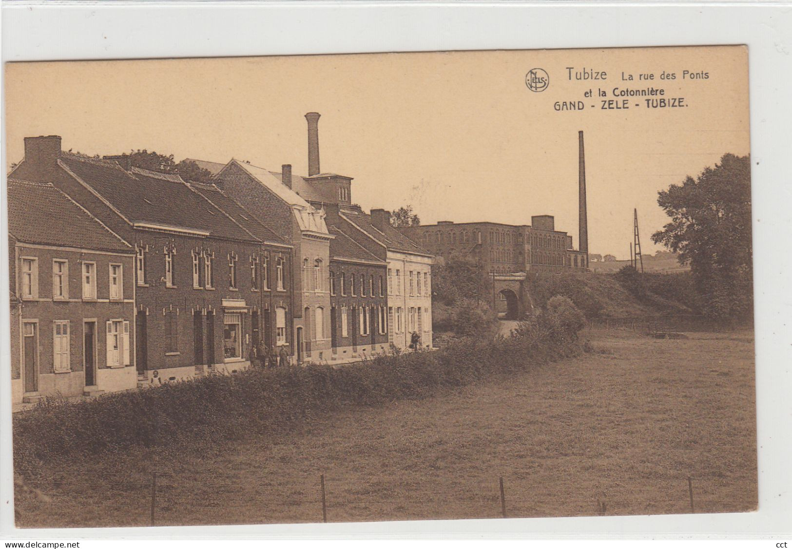 Tubize   La Rue Des Ponts Et La Cotonnière - Tubeke