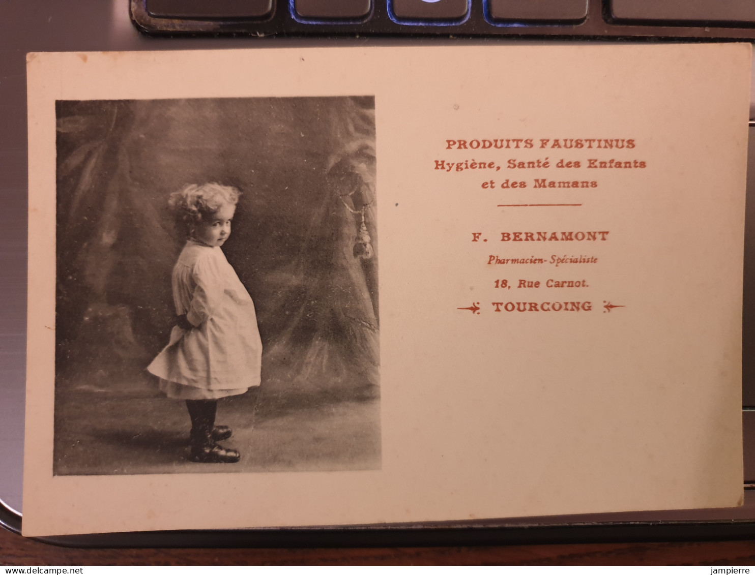 Tourcoing - Produits Faustinus - Hygiène, Santé Des Enfants Et Des Mamans - F. Bernamont, Pharmacien-spécialiste (TOP) - Tourcoing