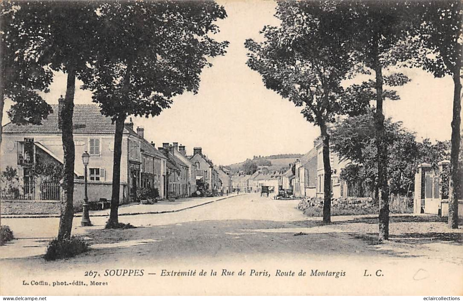 Souppes Sur Loing         77       Extrémité De La Rue De Paris. Route De Montargis             (voir Scan) - Souppes Sur Loing