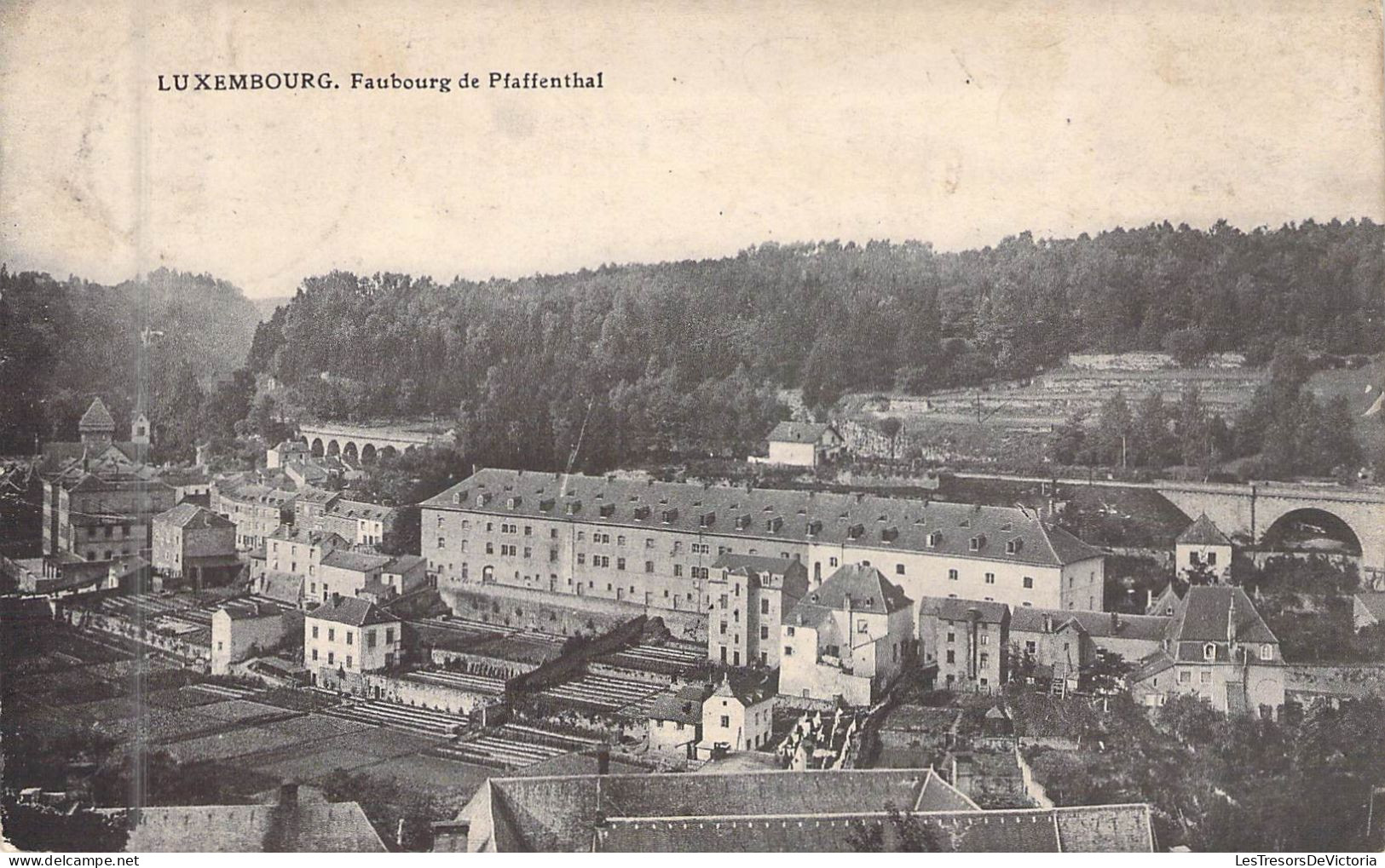 LUXEMBOURG - Faubourg De Pfaffenthal - Edit Grand Bazar - Carte Postale Ancienne - Andere & Zonder Classificatie