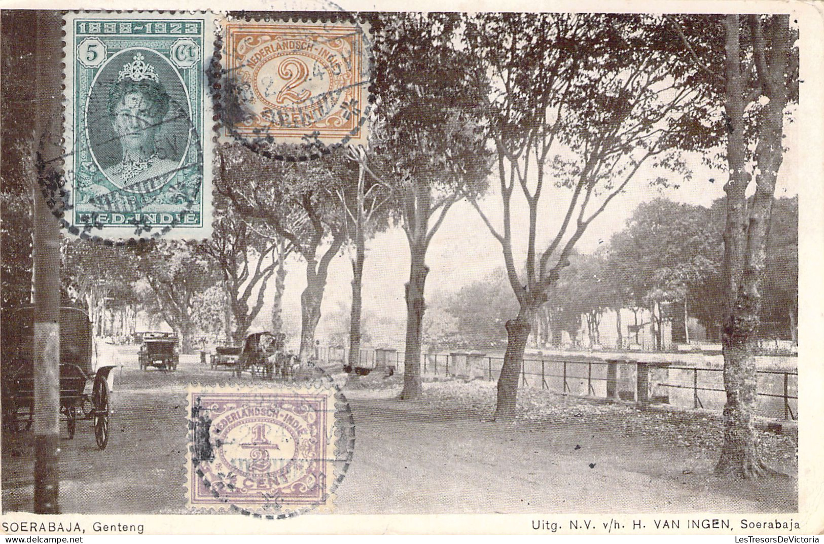 INDONESIE - SOERABAJA - Genteng  - Carte Postale Ancienne - Indonesia