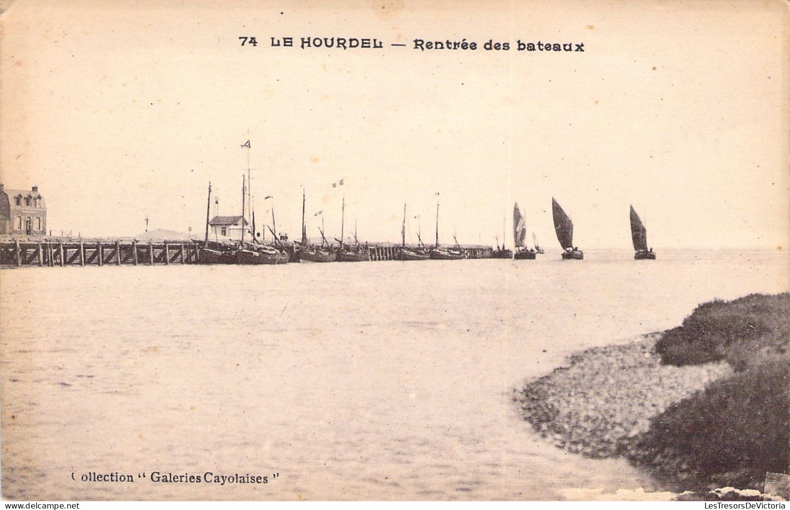 FRANCE - 80 - LE HOURDEL - Rentrée Des Bâteaux - Carte Postale Ancienne - Le Hourdel