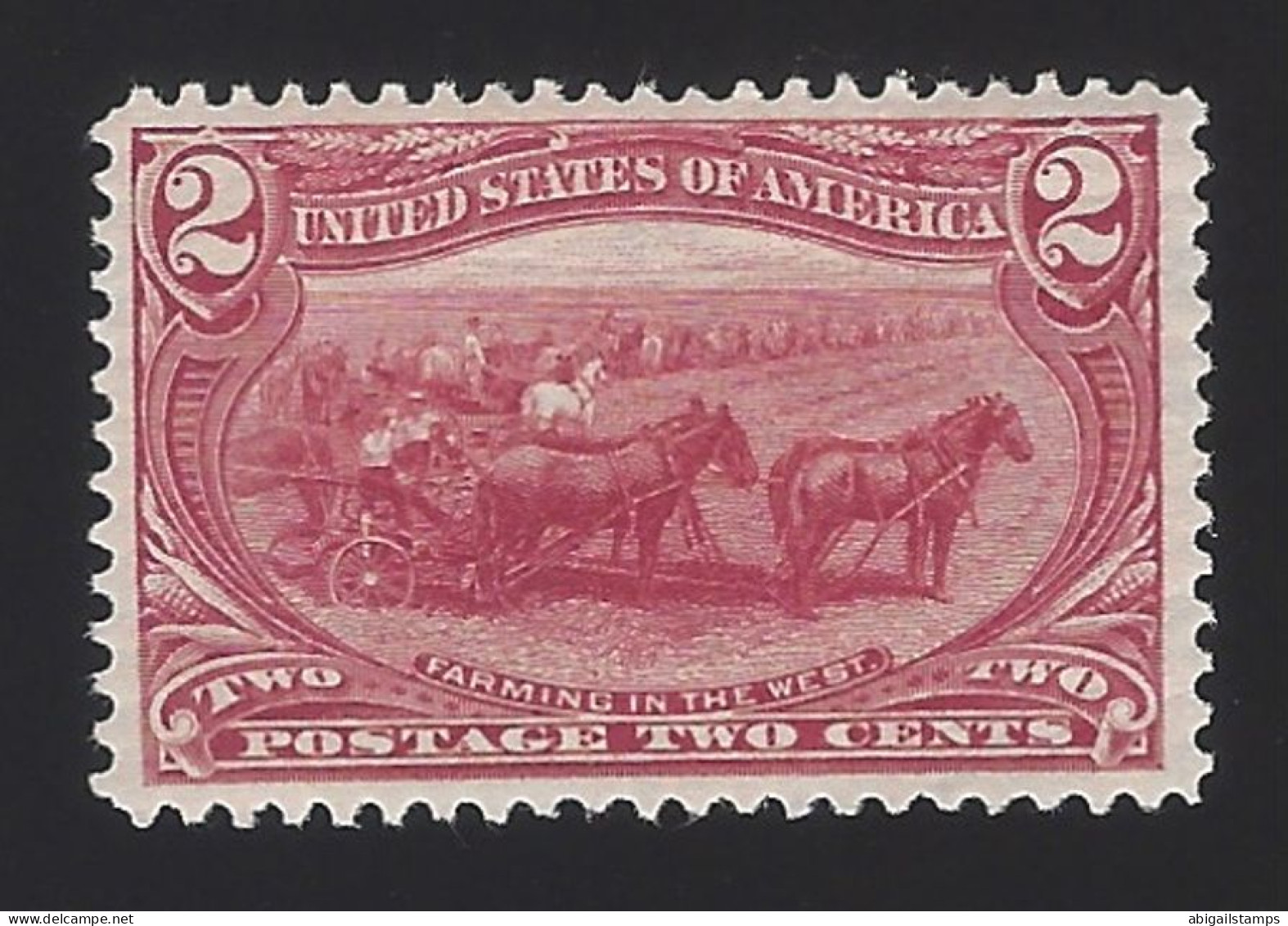 US #286 1898 Copper Red Wmk 191 Perf 12 MNH VF Scv $72.50 - Neufs