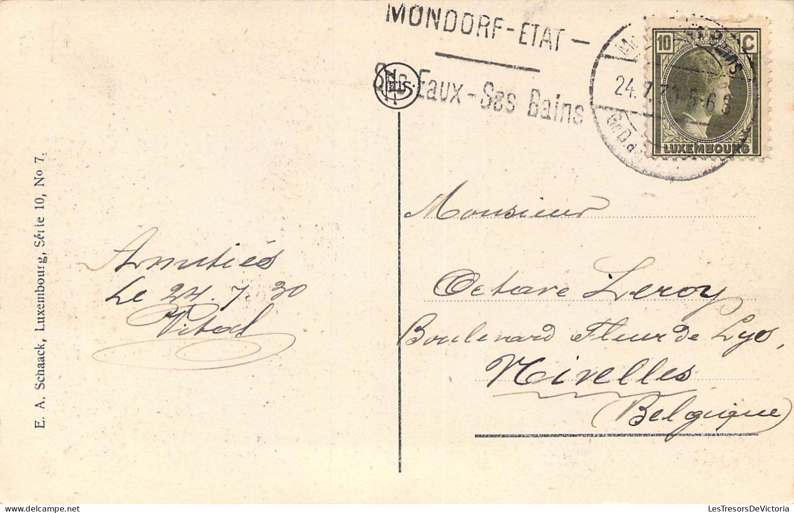 LUXEMBOURG - MONDORF LES BAINS - La Source Thermale - Carte Postale Ancienne - Mondorf-les-Bains