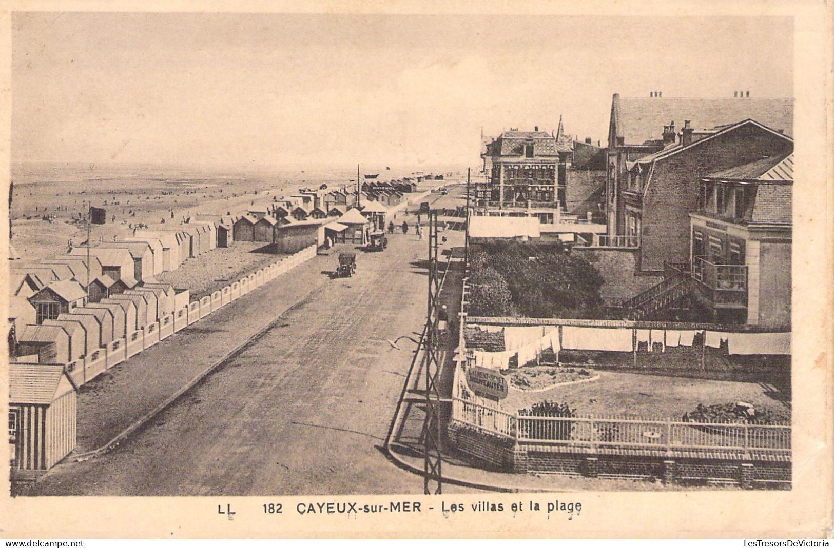 FRANCE - 80 - CAYEUX Sur MER - Les Villas Et La Plage - Carte Postale Ancienne - Cayeux Sur Mer