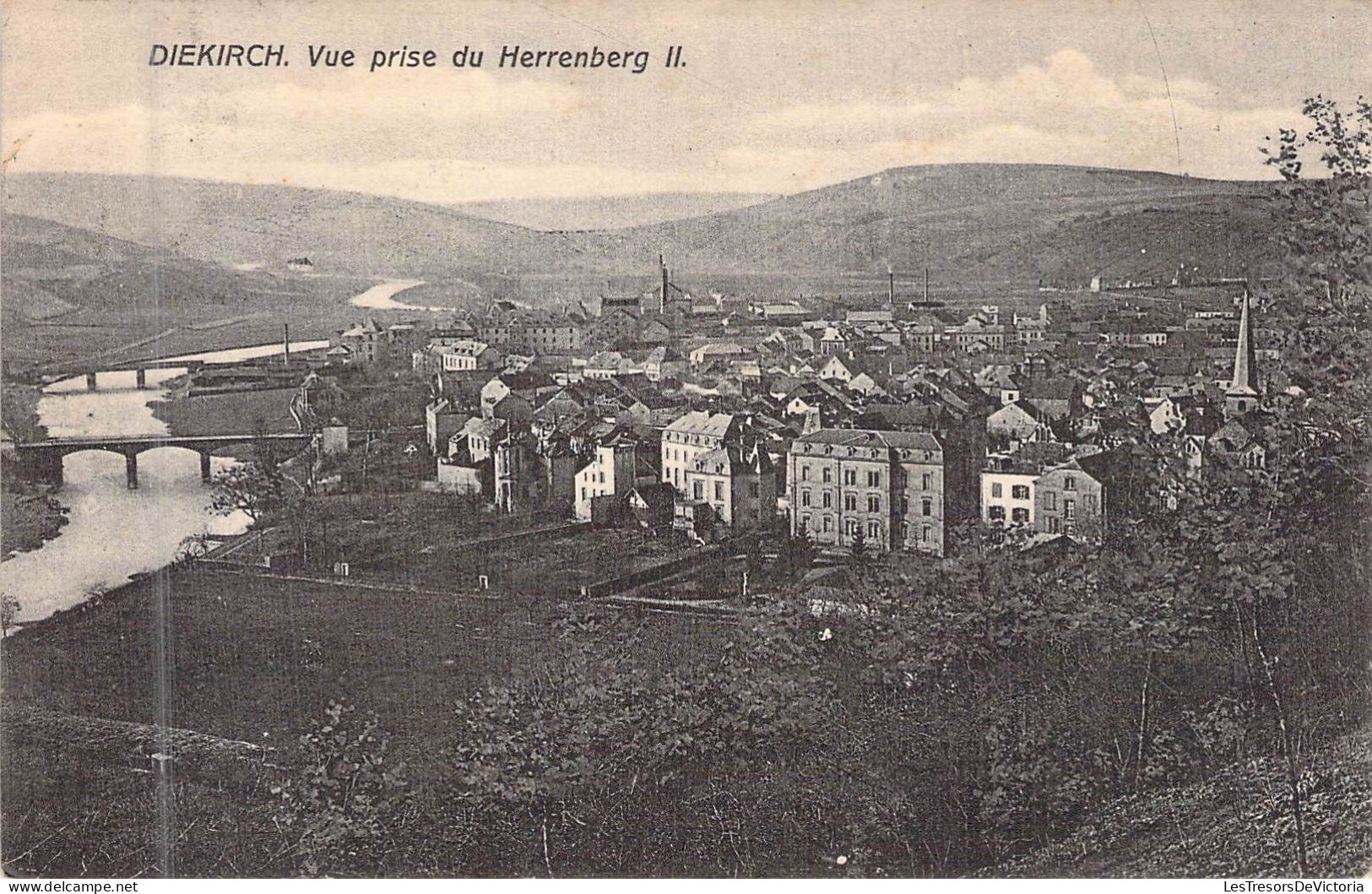 LUXEMBOURG - Diekirch - Vue Prise Du Herrenberg II - Carte Postale Ancienne - Diekirch