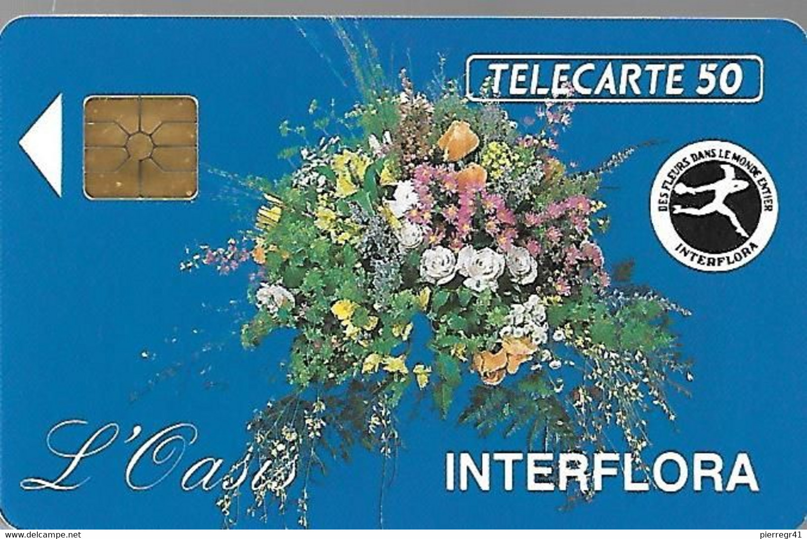 CARTE-PRIVEE-1990-D 479-12/90-GEMA-INTERFLORAL - L OASIS-1000ex-R° Laqué-UTILISE-TBE/LUXE - Telefoonkaarten Voor Particulieren