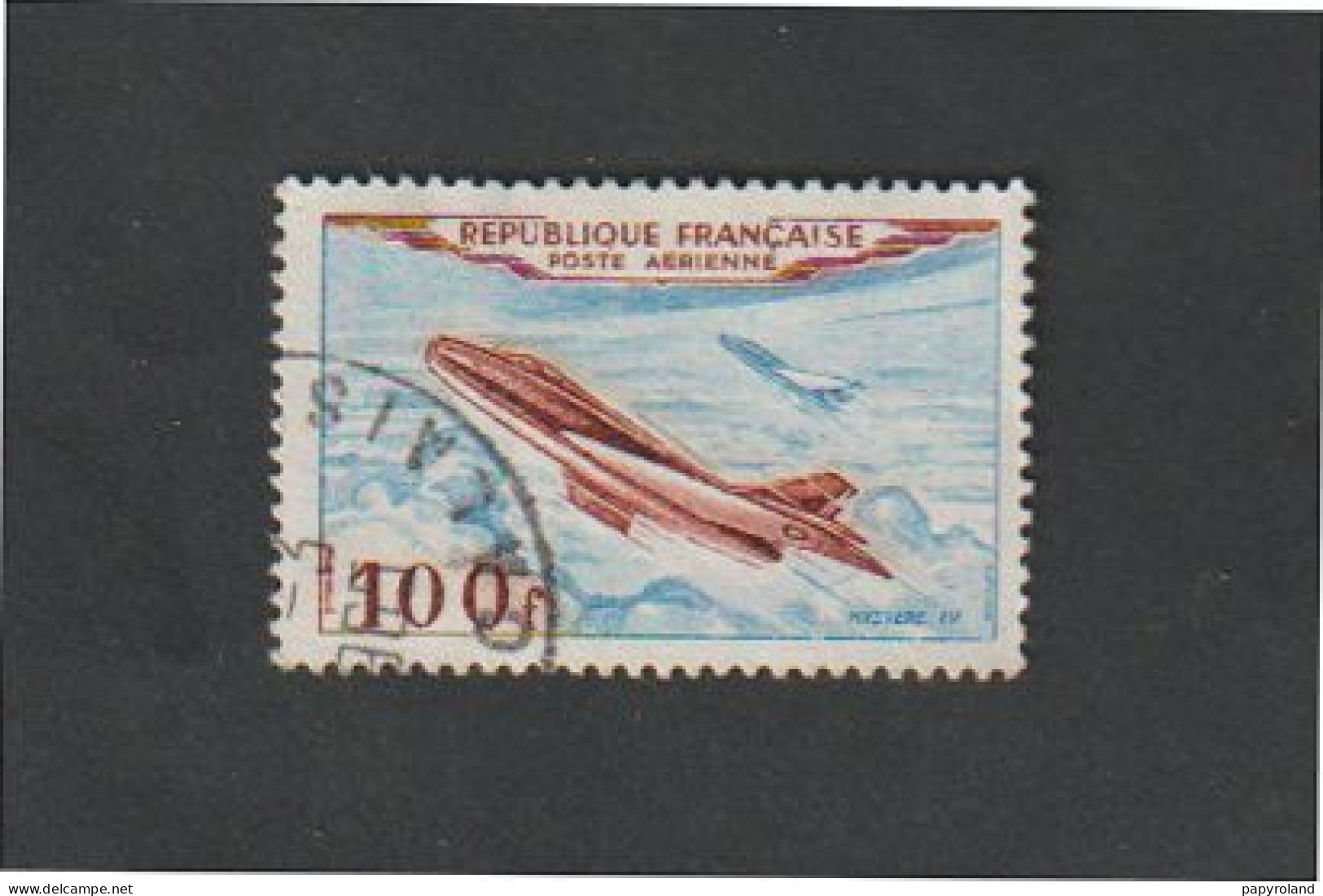 Poste Aérienne - N° 30  - Prototypes- 1954  -  Oblitéré - 1927-1959 Neufs