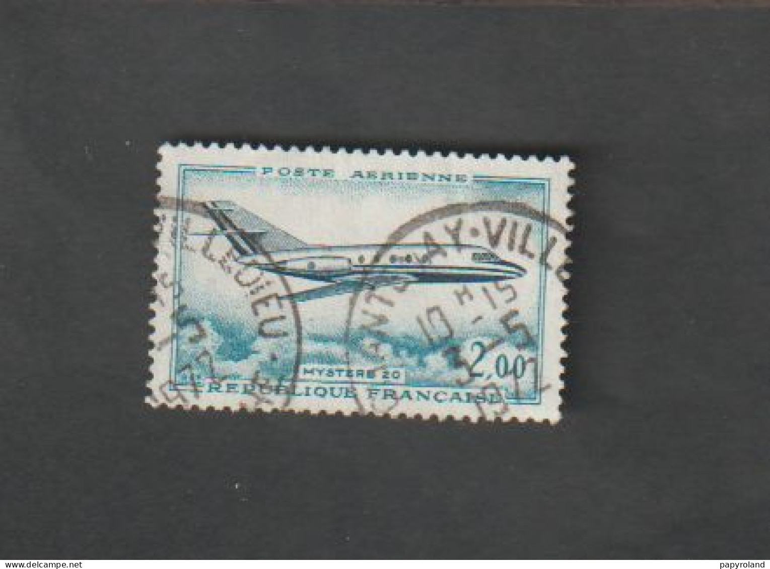 Poste Aérienne - N° 42 - Dassault "mystère 20"  - 1965  -  Oblitéré - 1927-1959 Neufs