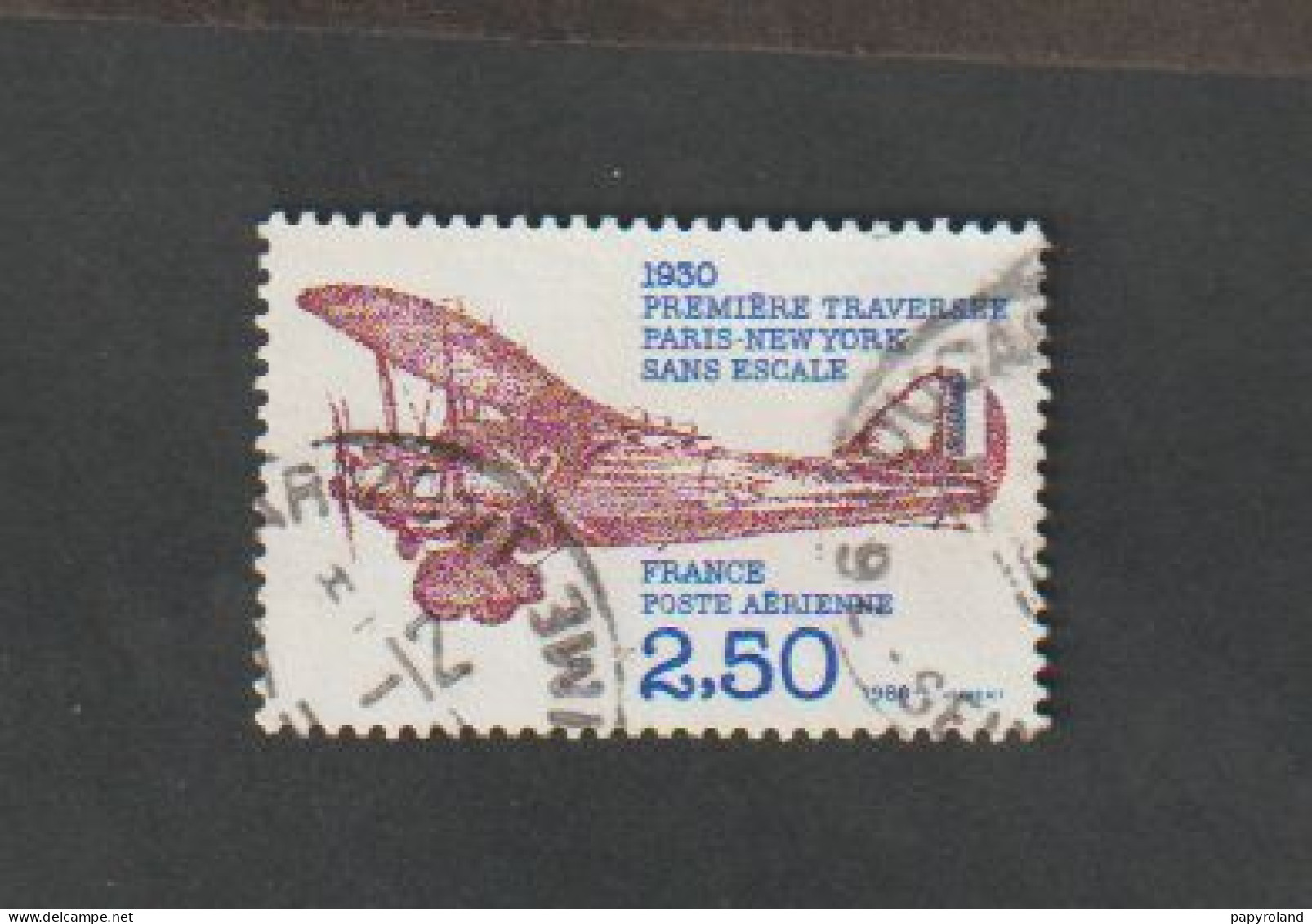 Poste Aérienne - N° 53 -Cinquantenaire De La 1ère Traversée Paris -New -York - 1980  -  Oblitéré - 1927-1959 Neufs