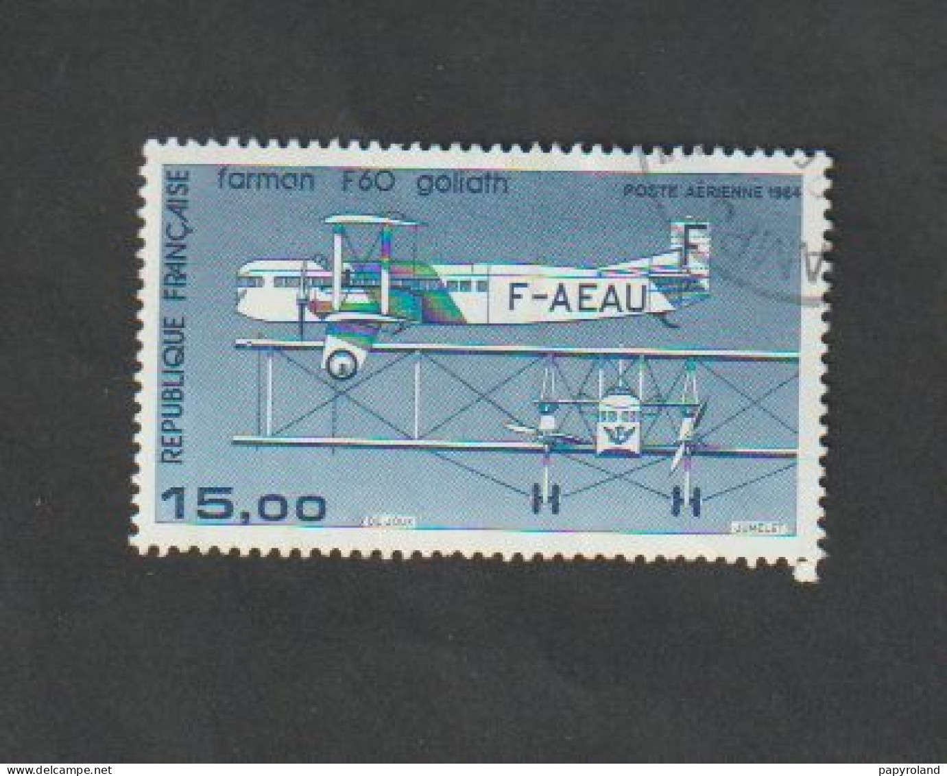 Poste Aérienne - N° 57 - Avion Bimoteur  Farman F60 Goliath- 1984  -  Oblitéré - 1927-1959 Neufs