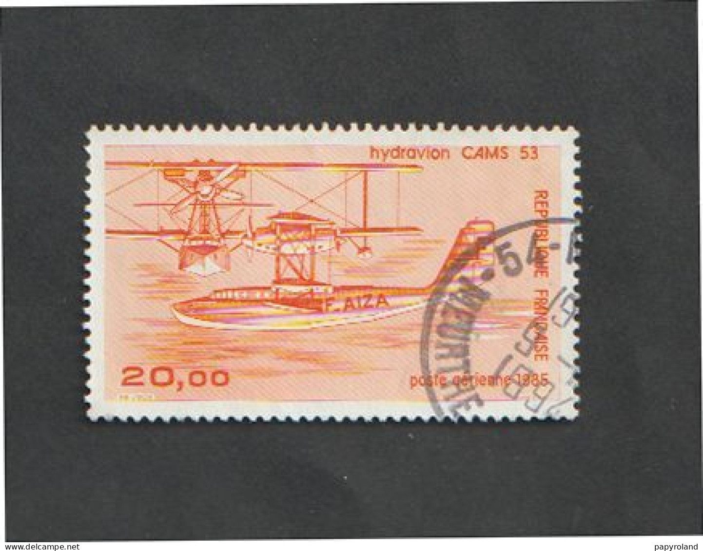 Poste Aérienne - N° 58 - Hydravion CAMS 53  - 1985  -  Oblitéré - 1927-1959 Neufs