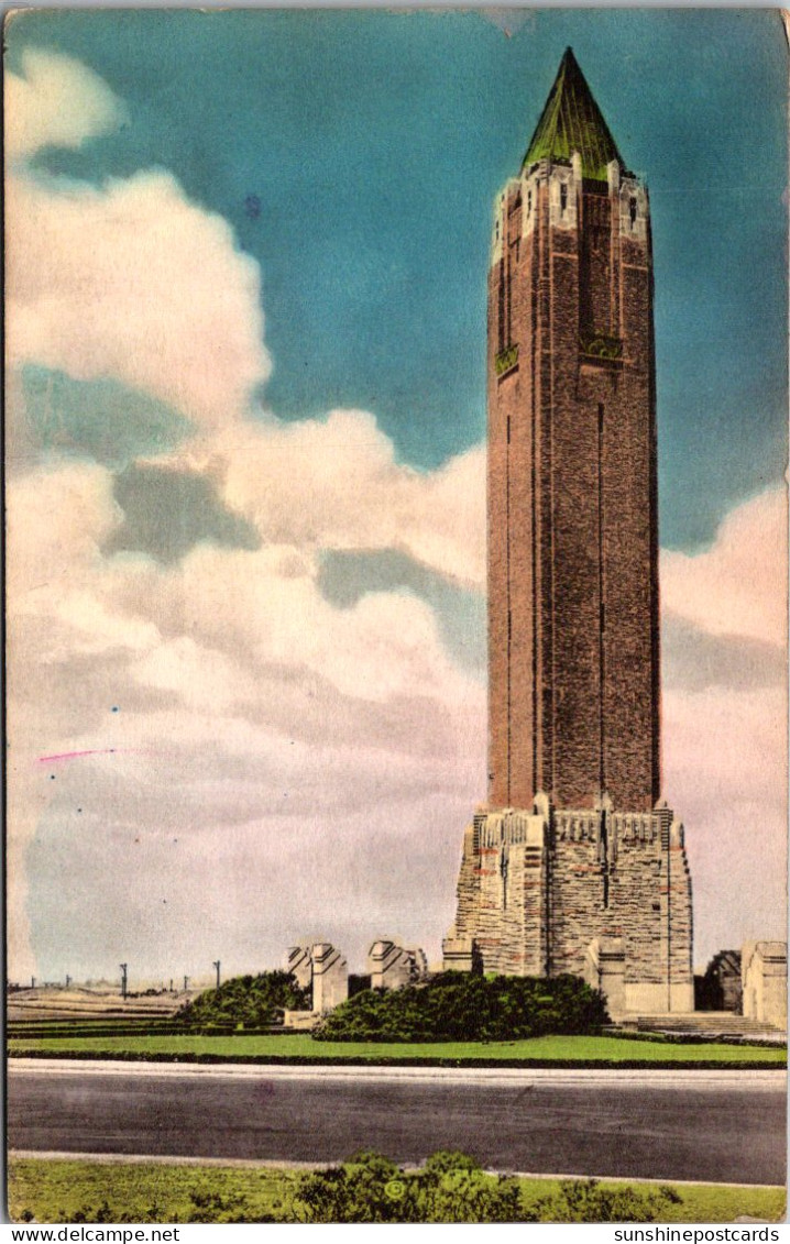 New York City Long Island Jones Beach The Water Tower 1961 Handcolored Albertype - Long Island