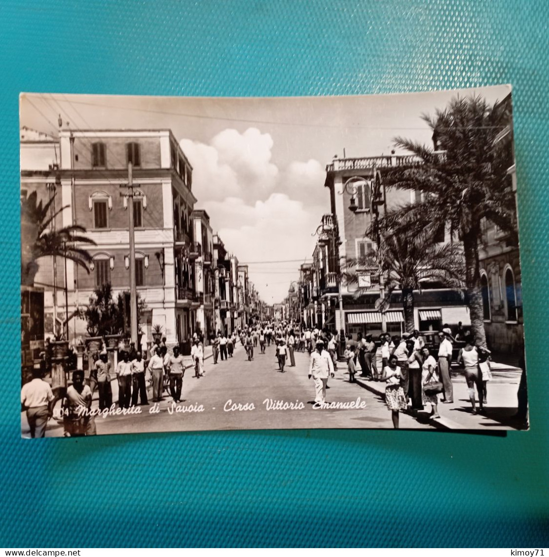 Cartolina Margherita Di Savoia - Corso Vittorio Emanuele. Viaggiata - Barletta