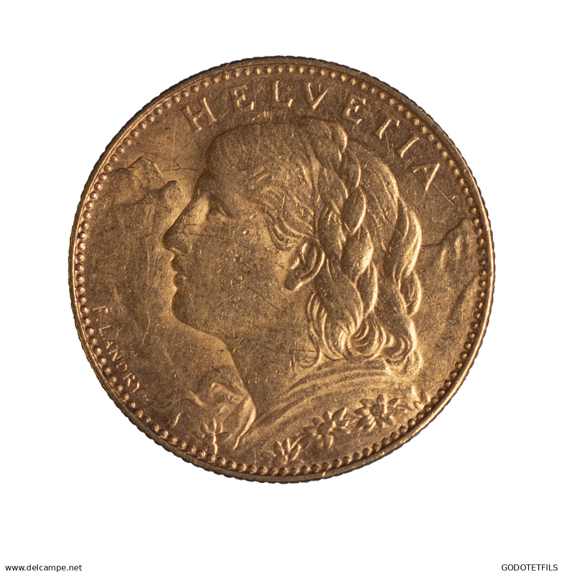 Suisse 10 Francs  1913 Berne - Uganda
