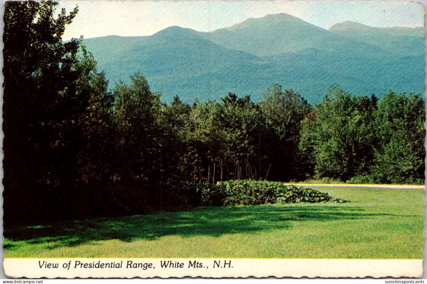 New Hampshire White Mountains View Of Presidential Range - White Mountains