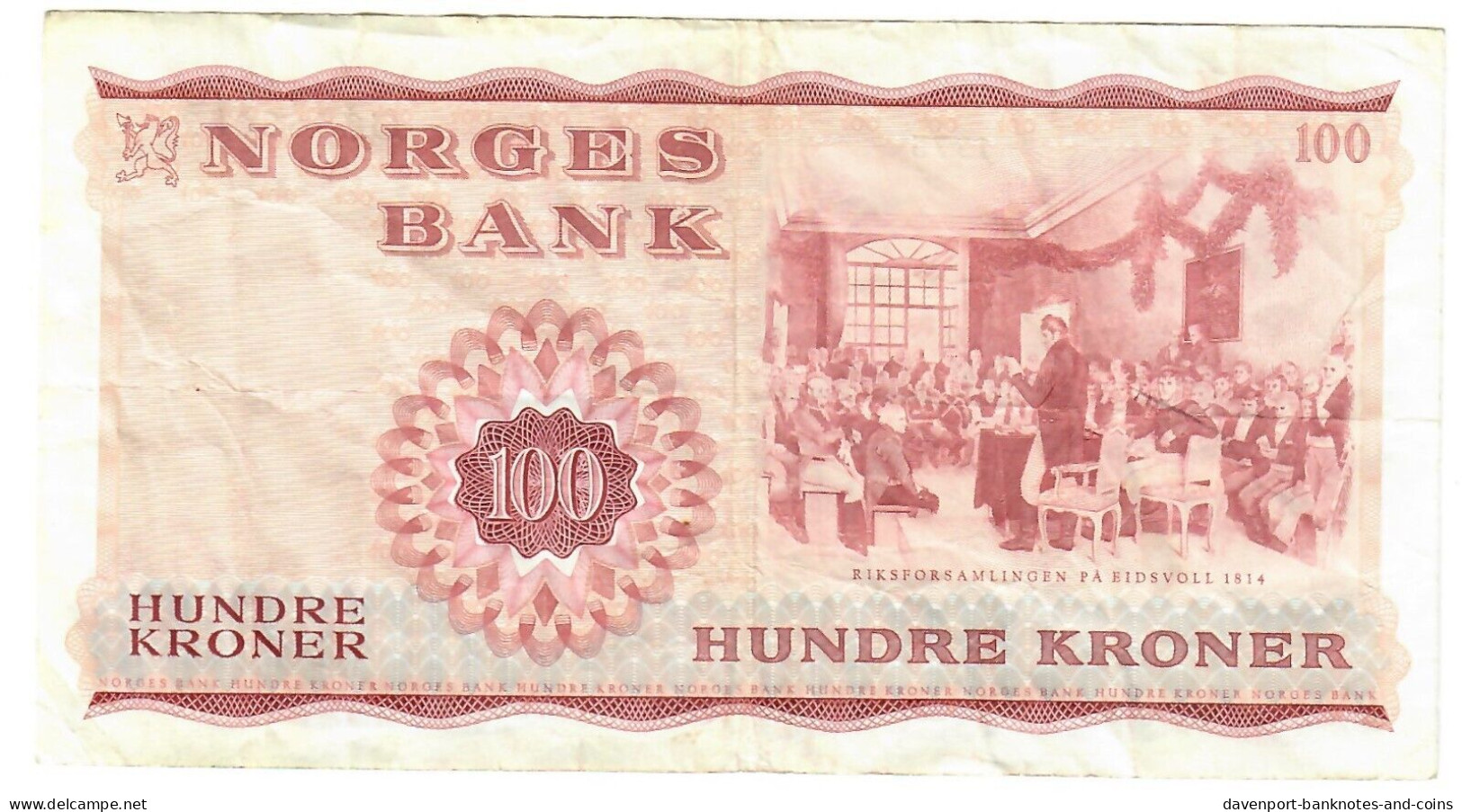 Norway 100 Kroner 1975 VF - Norvège