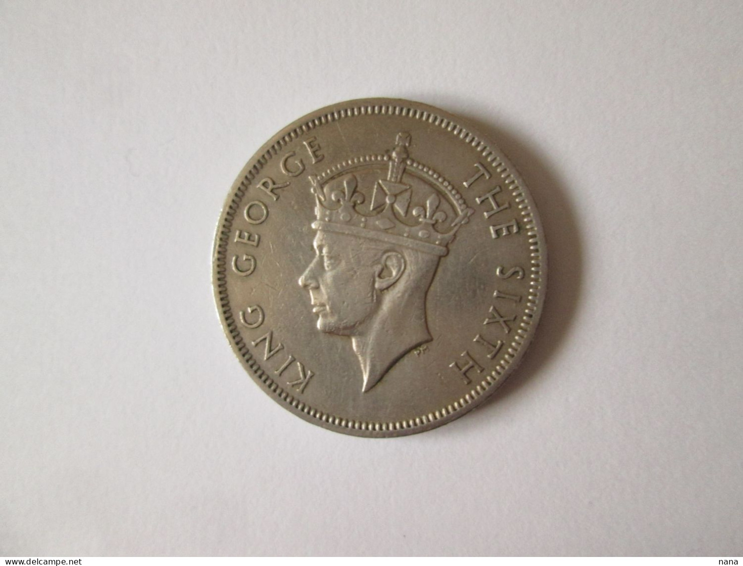 Rhodesia 2 Shillings 1949 Coin King George VI See Pictures - Rhodésie