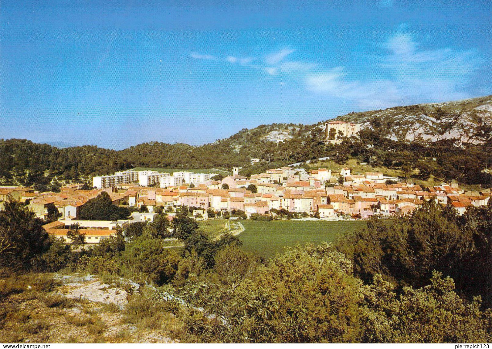 13 - Meyrargues - Vue Panoramique Et Son Château Du XVIIe Siècle - Meyrargues