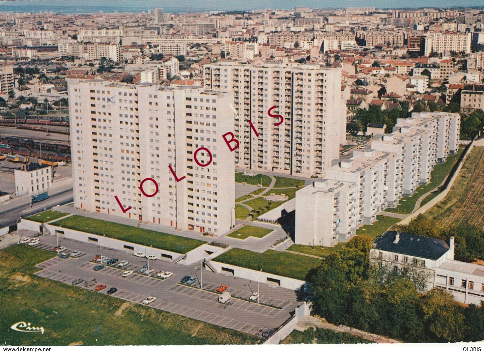 69 LYON - Vue Aérienne - "Le Moulin à Vent" - Résidence Albert Laurent - Lyon 8